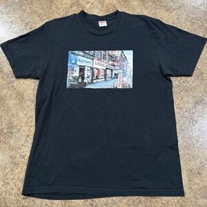 Supreme Hardware Black Graphic Tee SS18 Adult Size L Skateboarding Made in USA